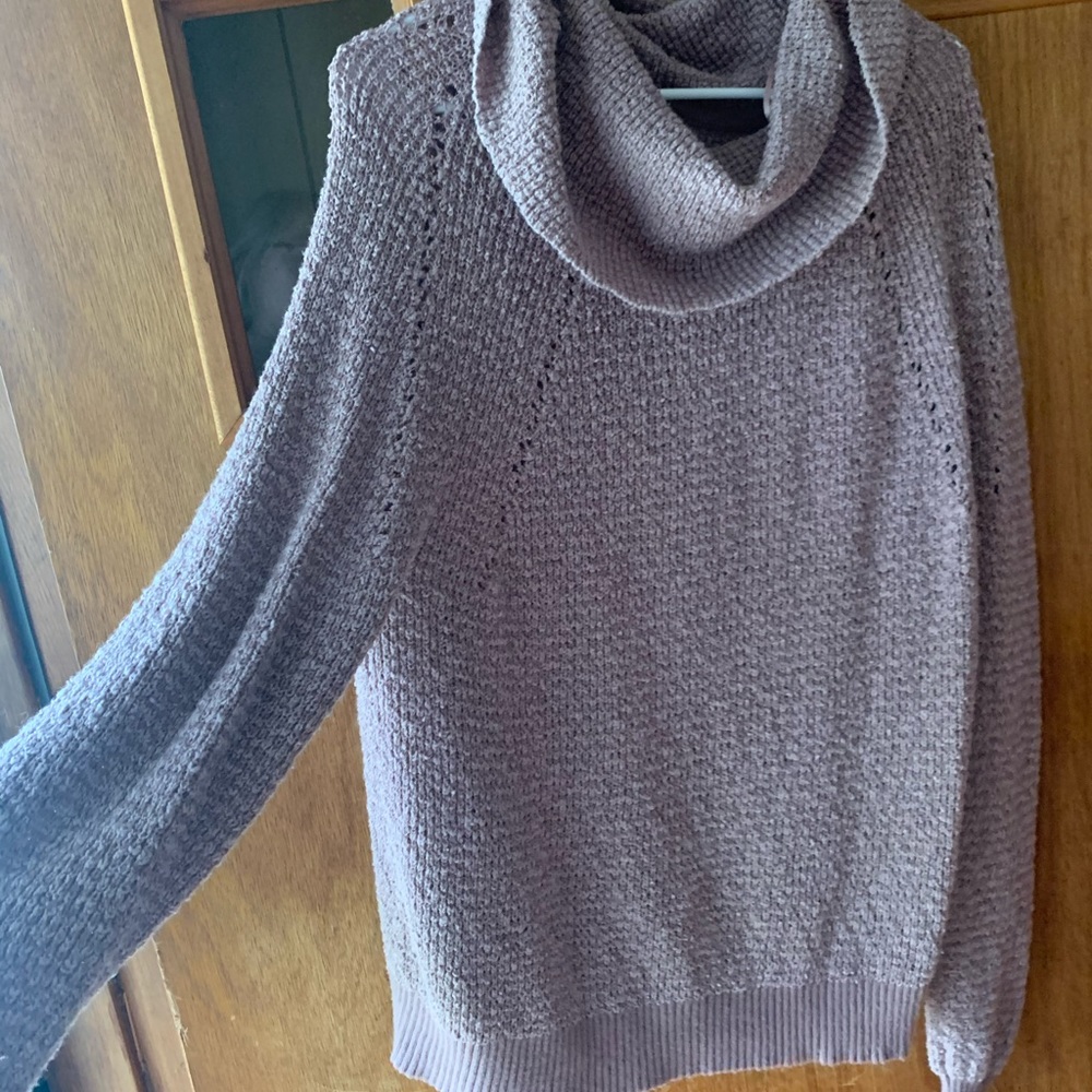 Free People By Your Side Sweater in Muave Small - Picture 6 of 12